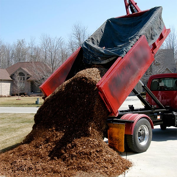 we recommend scheduling mulch delivery at least a few days in advance